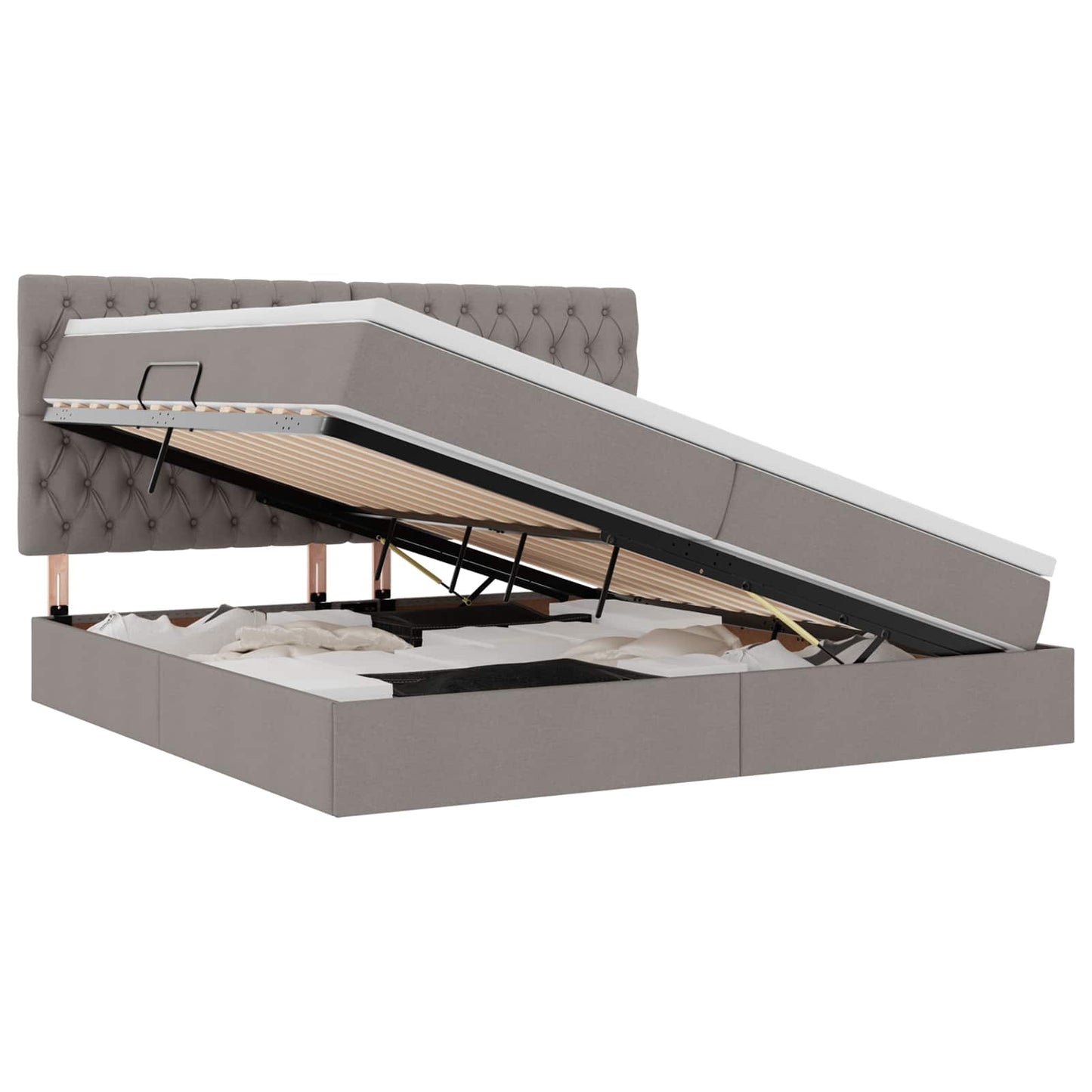 Letto con contenitore e materasso Talpa 200 x 200 cm Poliestere