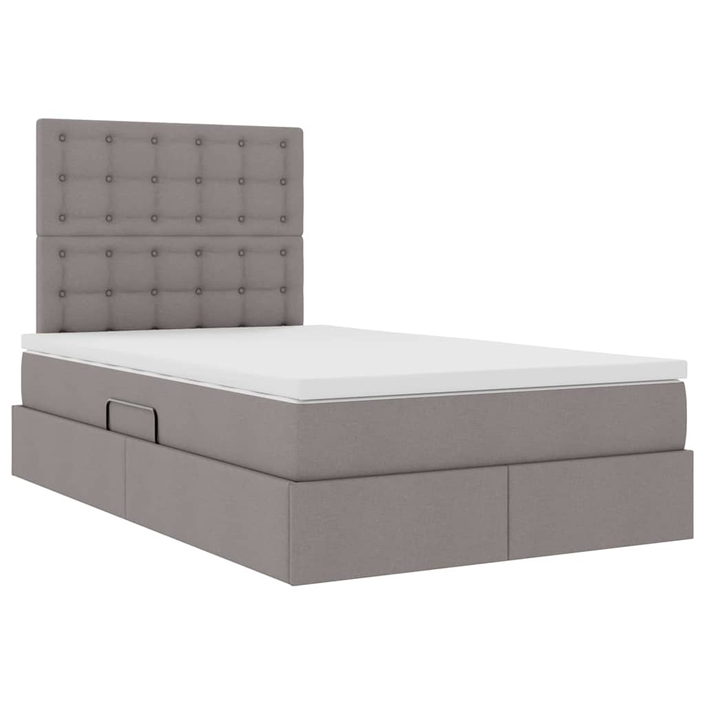 Letto con contenitore e materasso Talpa 120 x 190 cm Tessuto