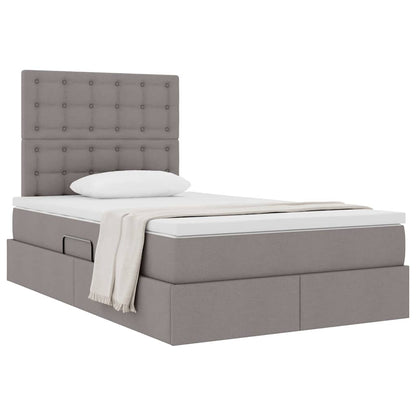Letto con contenitore e materasso Talpa 120 x 190 cm Tessuto