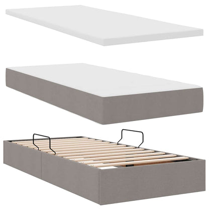 Letto con Contenitore Talpa 180 x 200 cm Pelle Sintetica