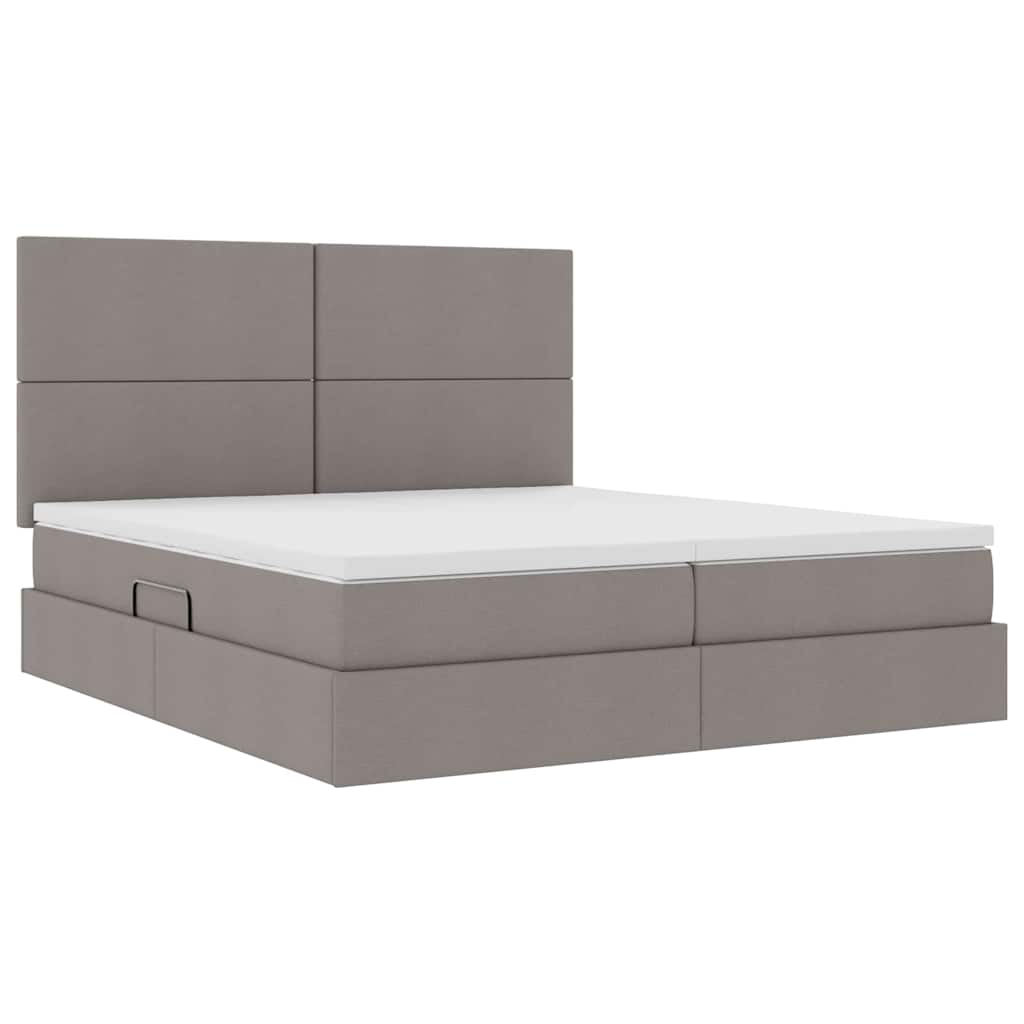 Letto con Contenitore Talpa 200 x 200 cm Pelle Sintetica