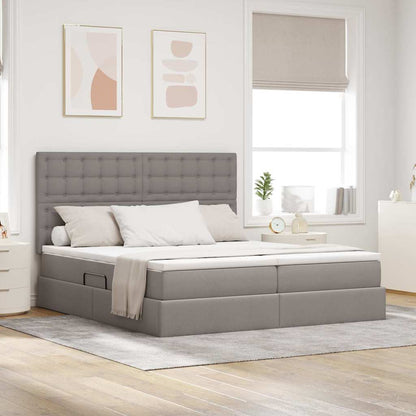 Letto con Contenitore Talpa 200 x 200 cm Pelle Sintetica