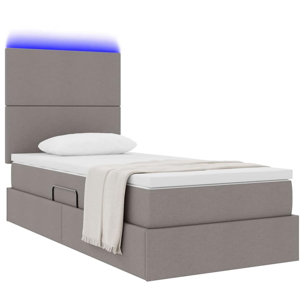 Letto con contenitore e LED Talpa 90 x 190 cm Poliestere