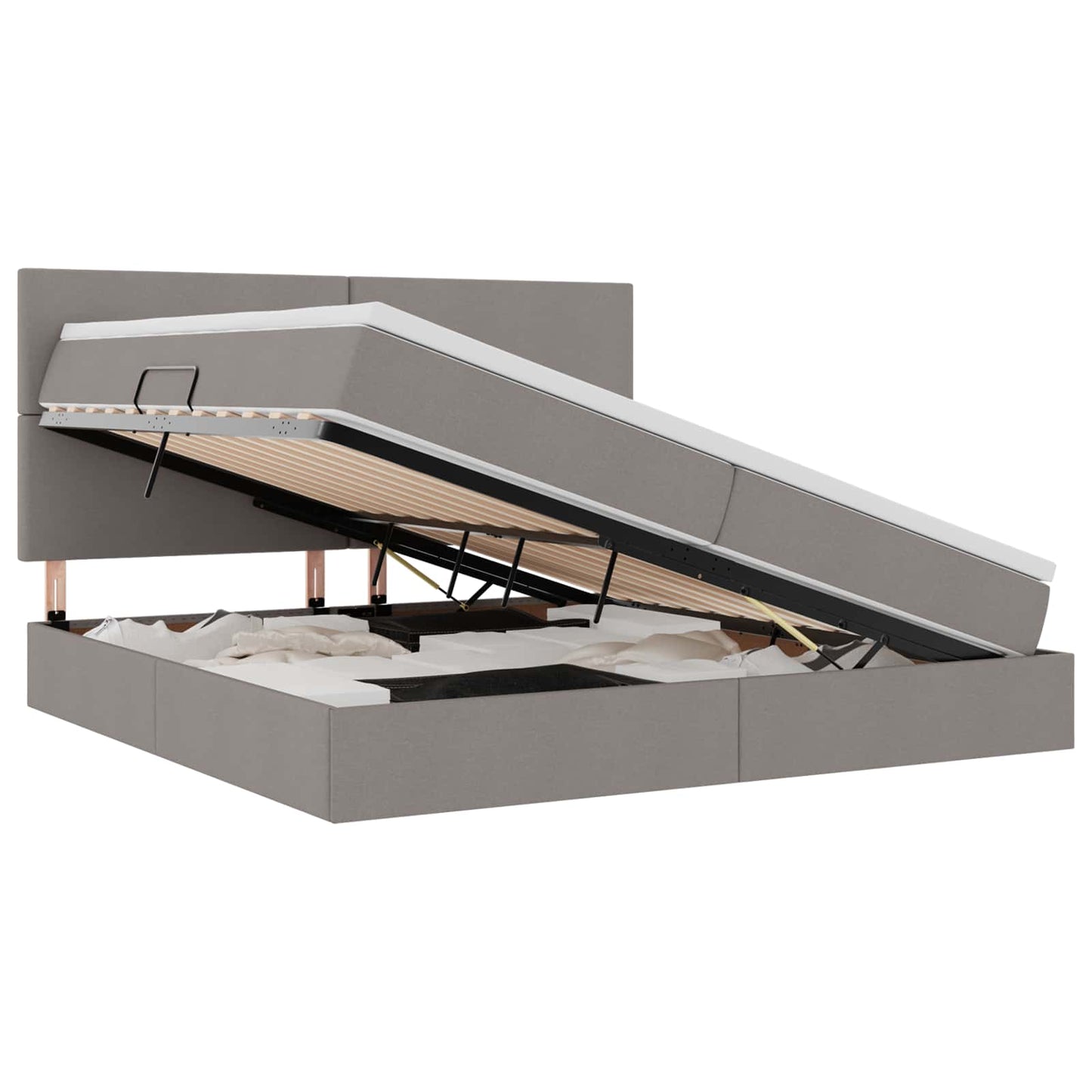 Letto con contenitore e LED Talpa 200 x 200 cm Poliestere