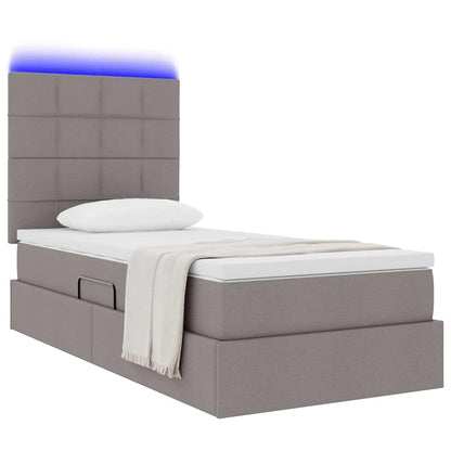 Letto con contenitore e LED Talpa 90 x 200 cm Poliestere