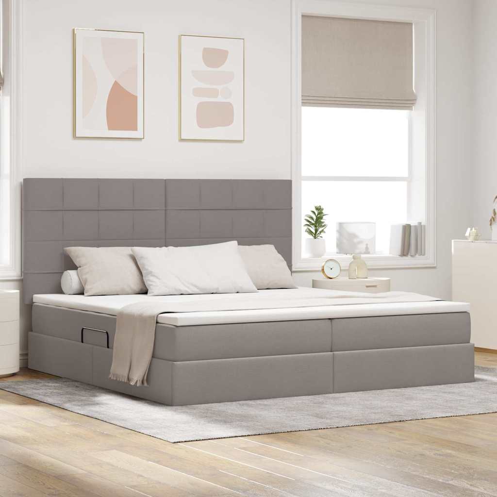 Letto con contenitore e LED Talpa 200 x 200 cm Poliestere