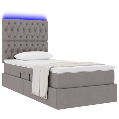Letto con contenitore e LED Talpa 90 x 190 cm Poliestere