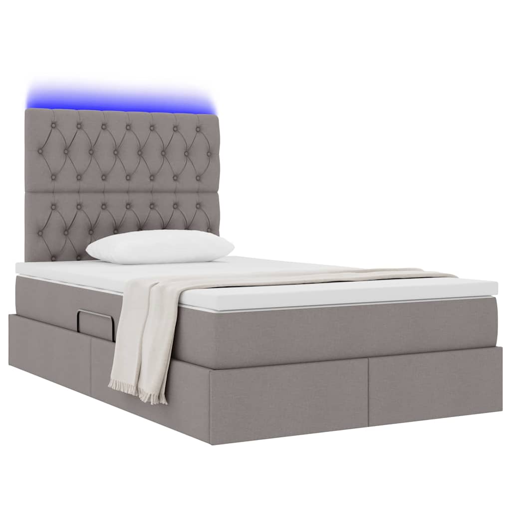 Letto con contenitore e LED Talpa 120 x 190 cm Poliestere