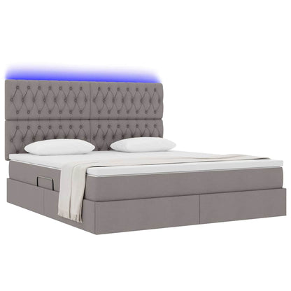 Letto con contenitore e LED Talpa 180 x 200 cm Poliestere