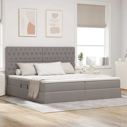 Letto con contenitore e LED Talpa 200 x 200 cm Poliestere