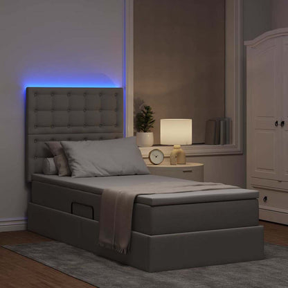 Letto con contenitore e LED Talpa 100 x 200 cm Poliestere