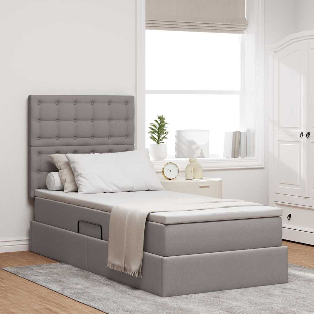 Letto con contenitore e LED Talpa 100 x 200 cm Poliestere