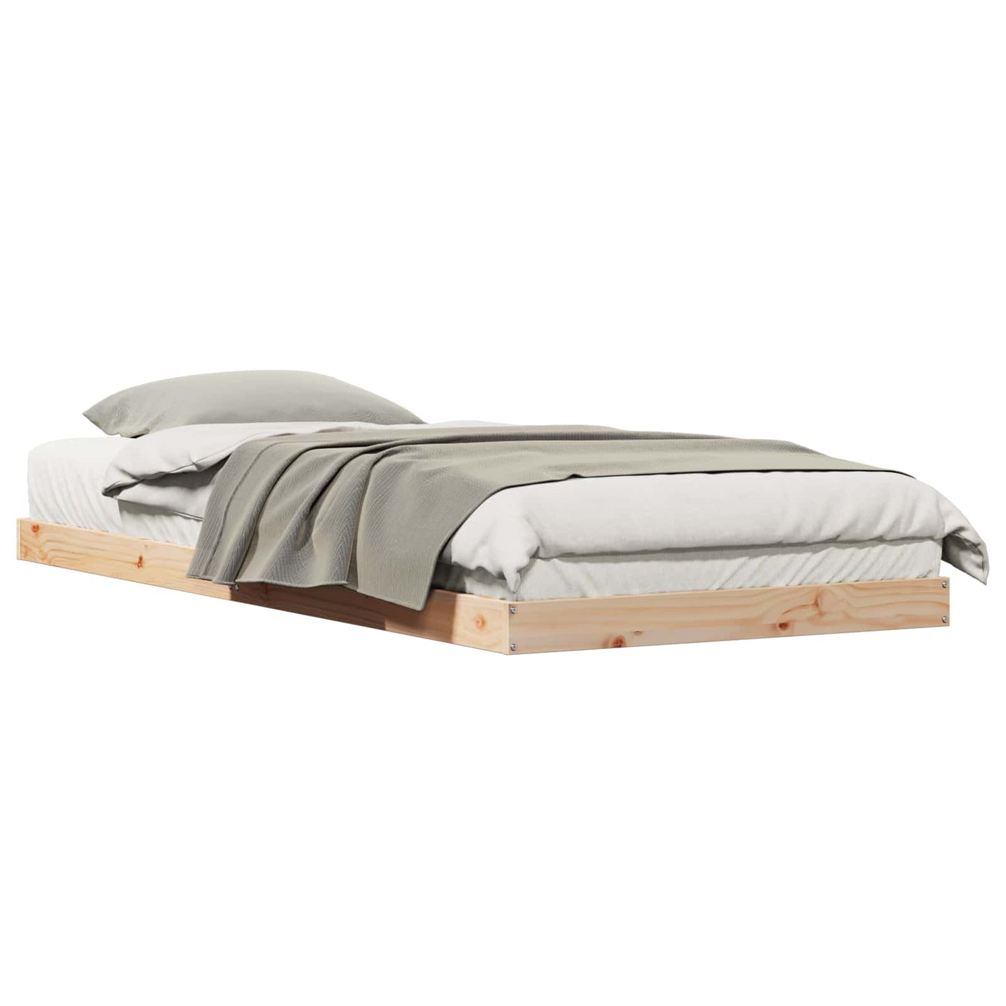 Struttura letto a terra Naturale 213.5 x 104 x 9 cm