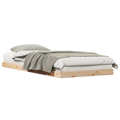 Struttura letto a terra Naturale 213.5 x 104 x 9 cm