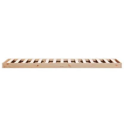 Struttura letto a terra Naturale 213.5 x 104 x 9 cm