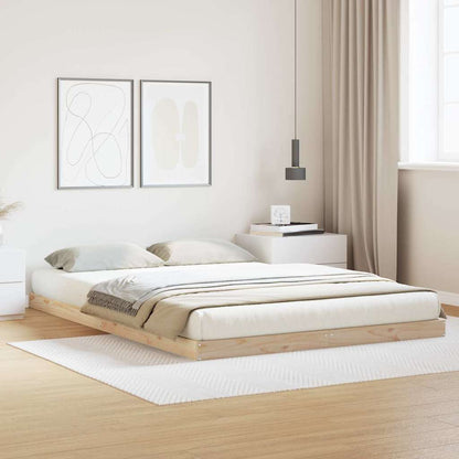 Struttura letto a terra Naturale 213.5 x 104 x 9 cm