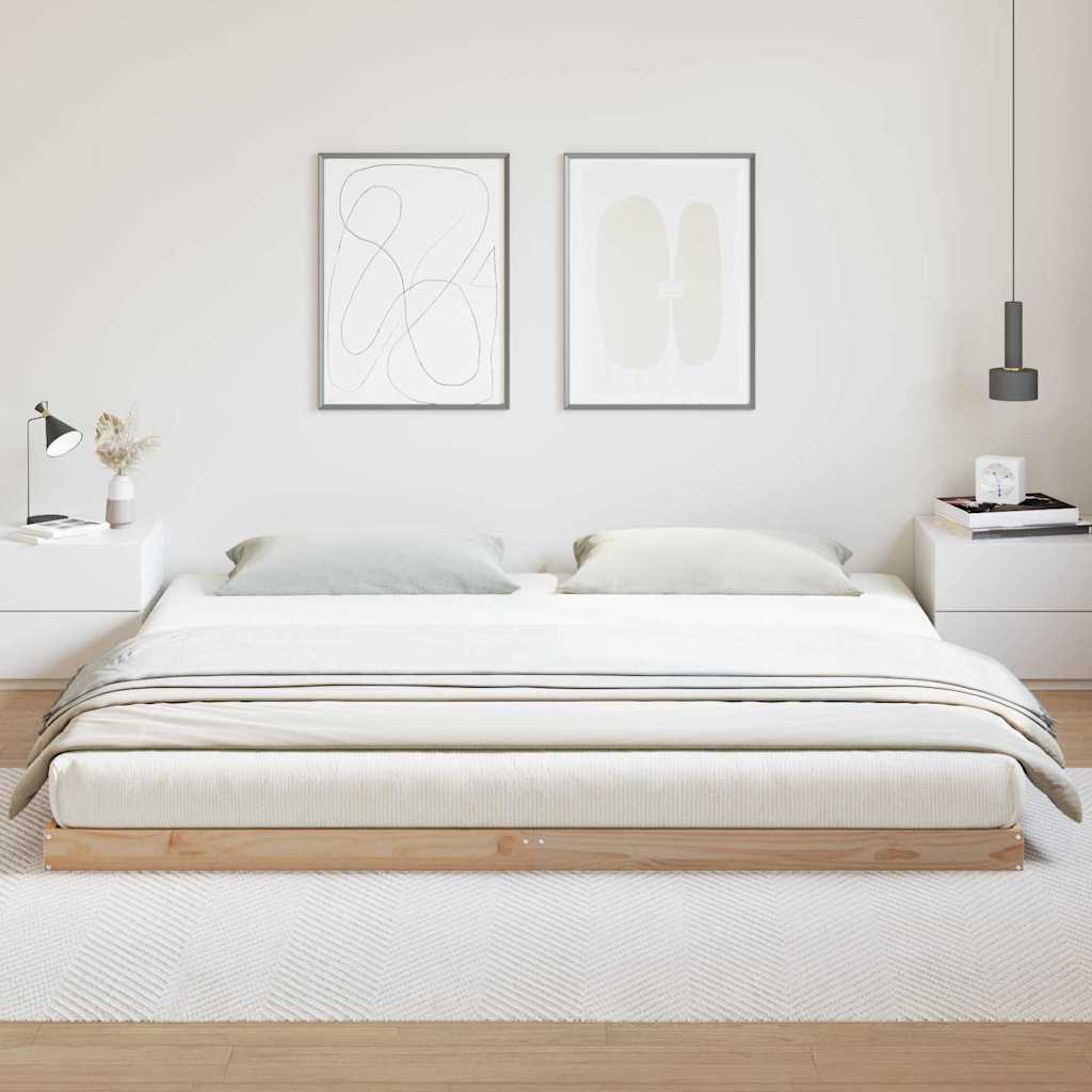 Struttura letto a terra Naturale 213.5 x 104 x 9 cm
