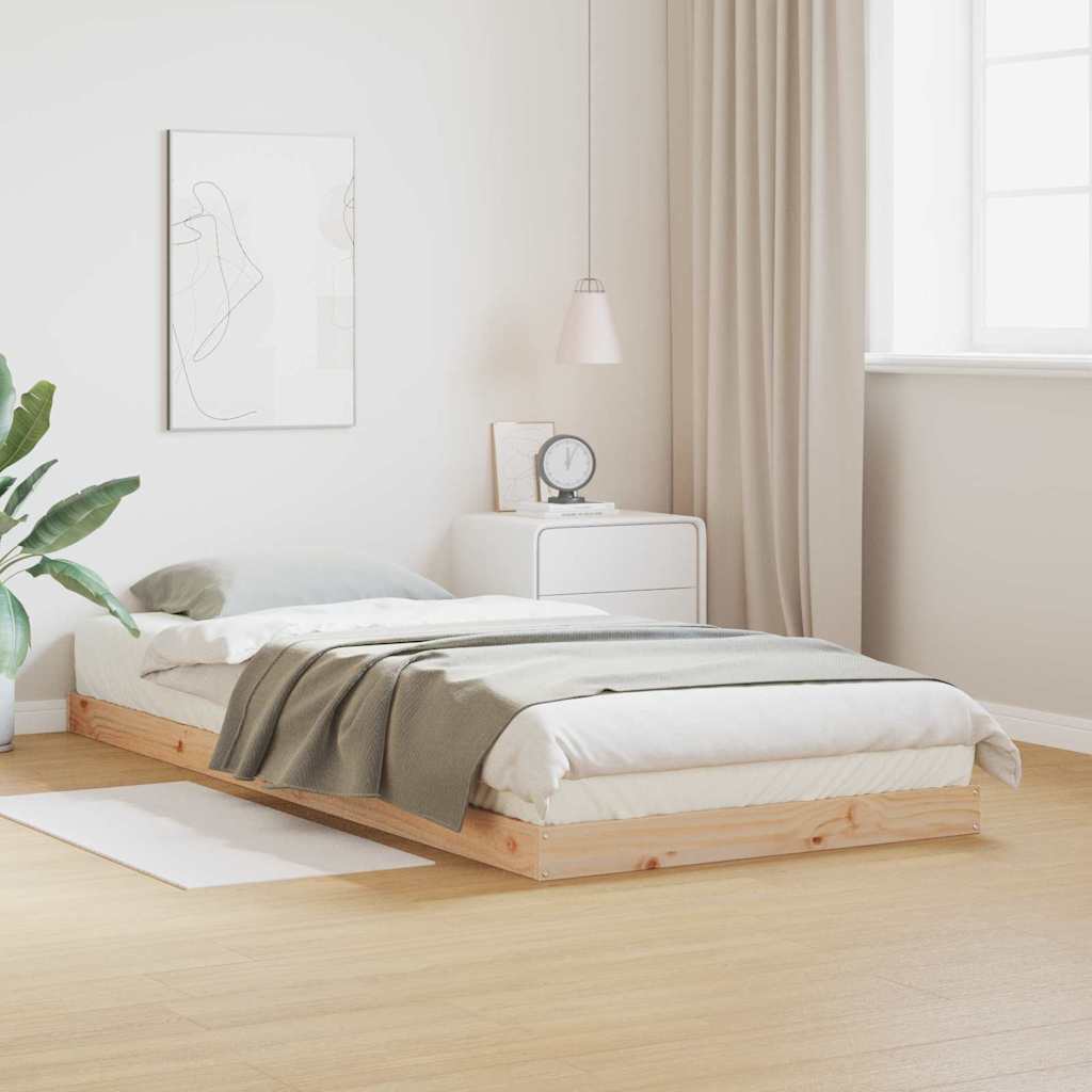 Struttura letto a terra Naturale 213.5 x 104 x 9 cm
