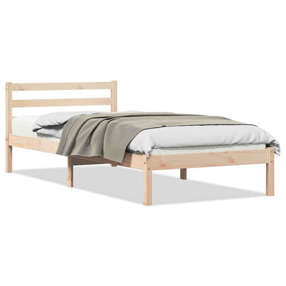Struttura del letto Marrone 215,5 x 105,5 x 69,5 cm