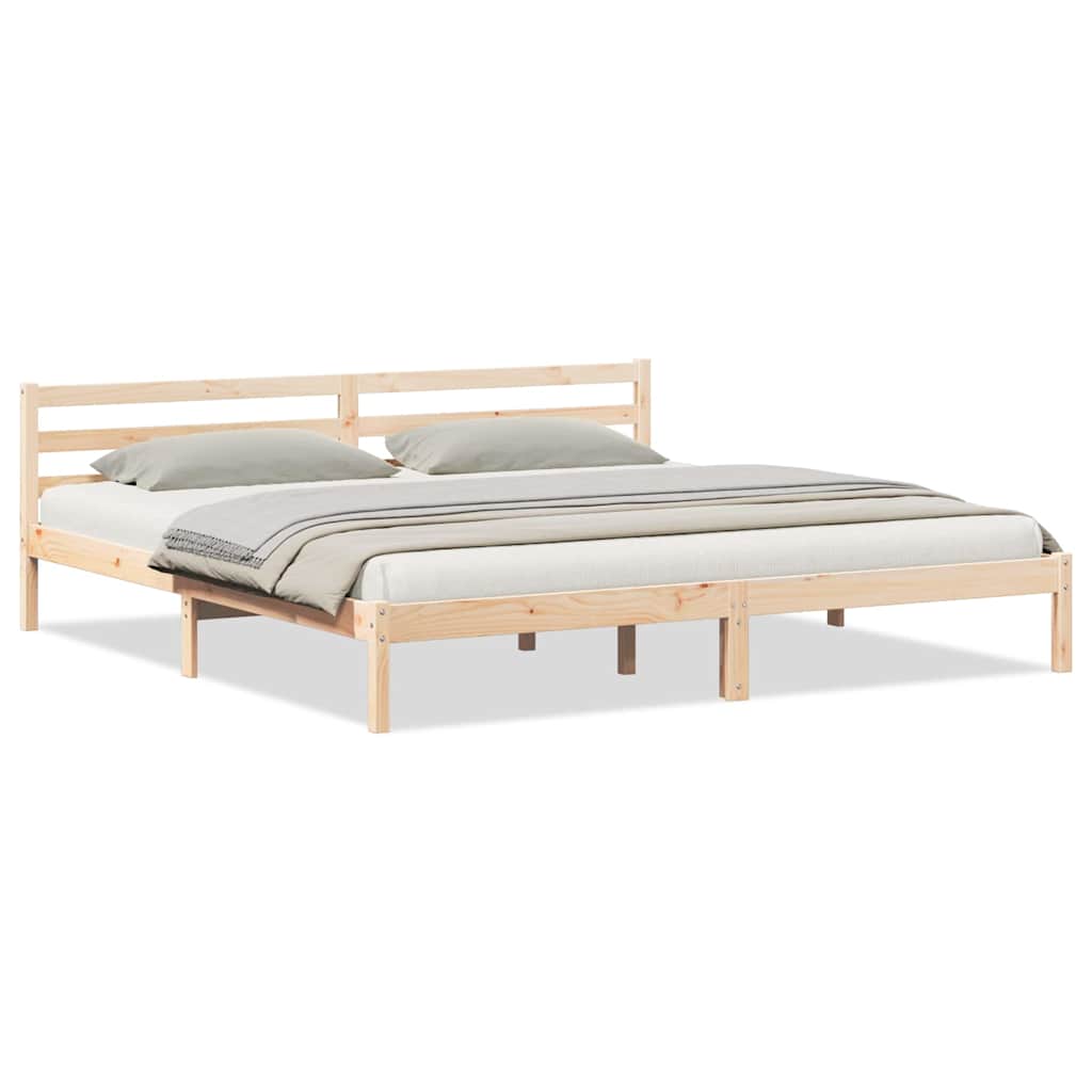 Struttura del letto Marrone 215,5 x 185,5 x 69,5 cm