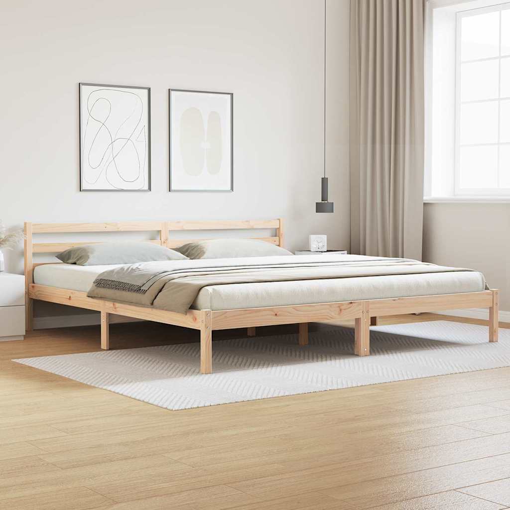 Struttura del letto Marrone 215,5 x 205,5 x 69,5 cm