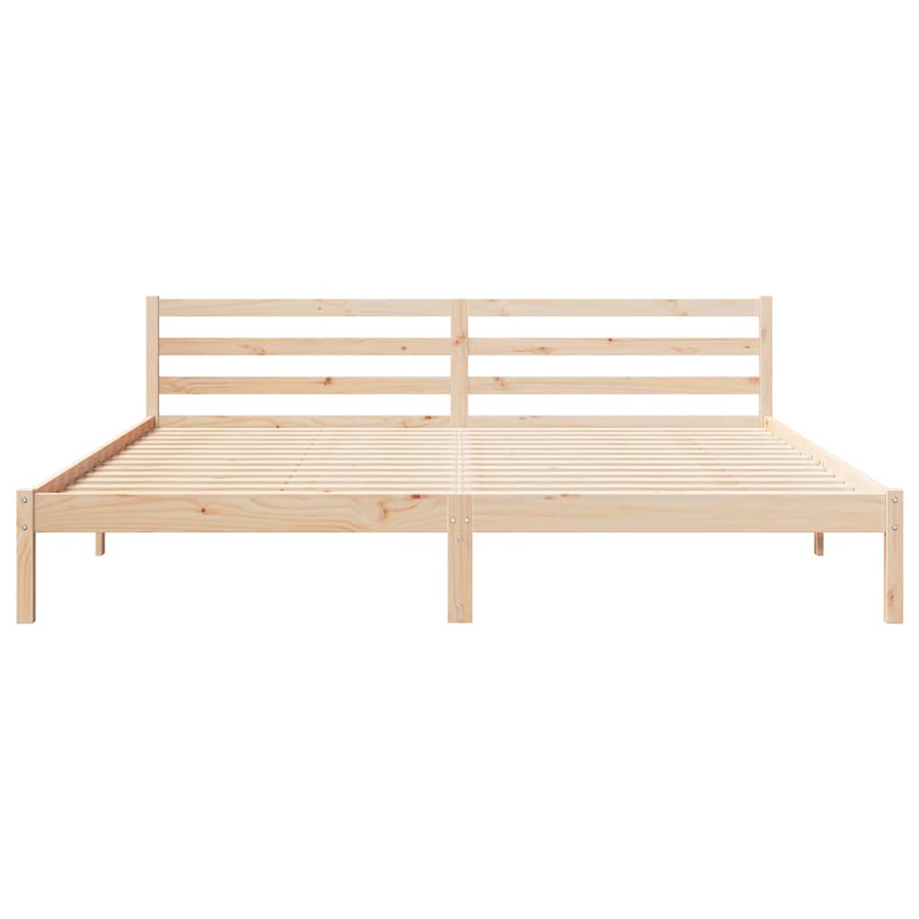 Struttura del letto Marrone 215,5 x 205,5 x 69,5 cm