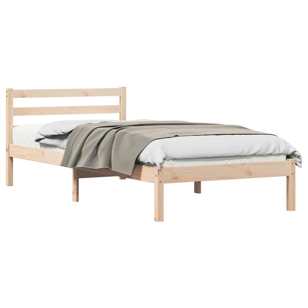 Struttura del letto Marrone 225,5 x 105,5 x 69,5 cm
