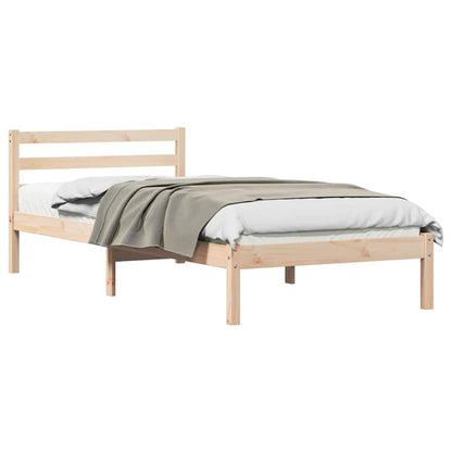 Struttura del letto Marrone 225,5 x 105,5 x 69,5 cm