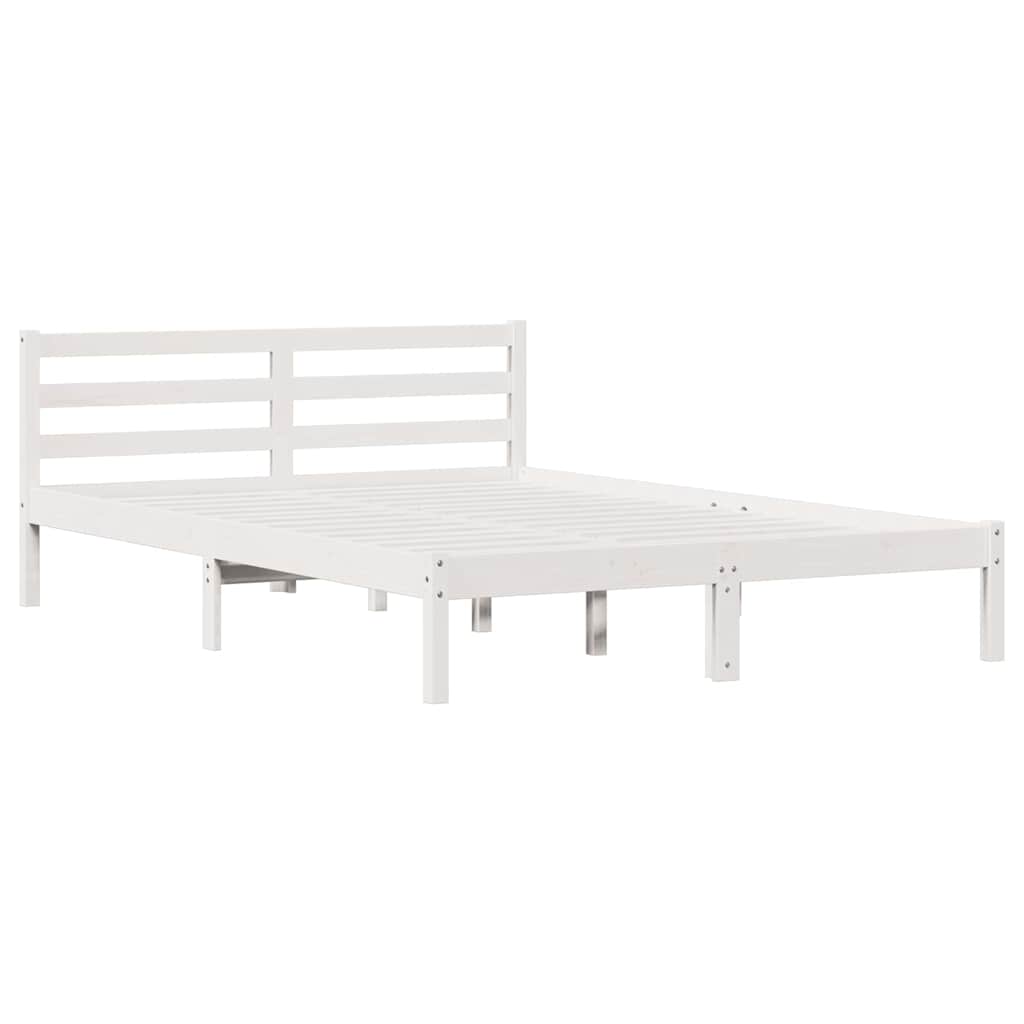 Struttura del letto con testiera Bianco 225,5 x 165,5 x 69,5 cm