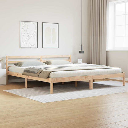 Struttura del letto Marrone 225,5 x 205,5 x 69,5 cm