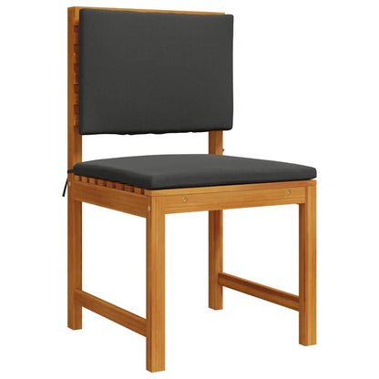 Set Bistro da Giardino 3 pcs Marrone Legno di Acacia Massello