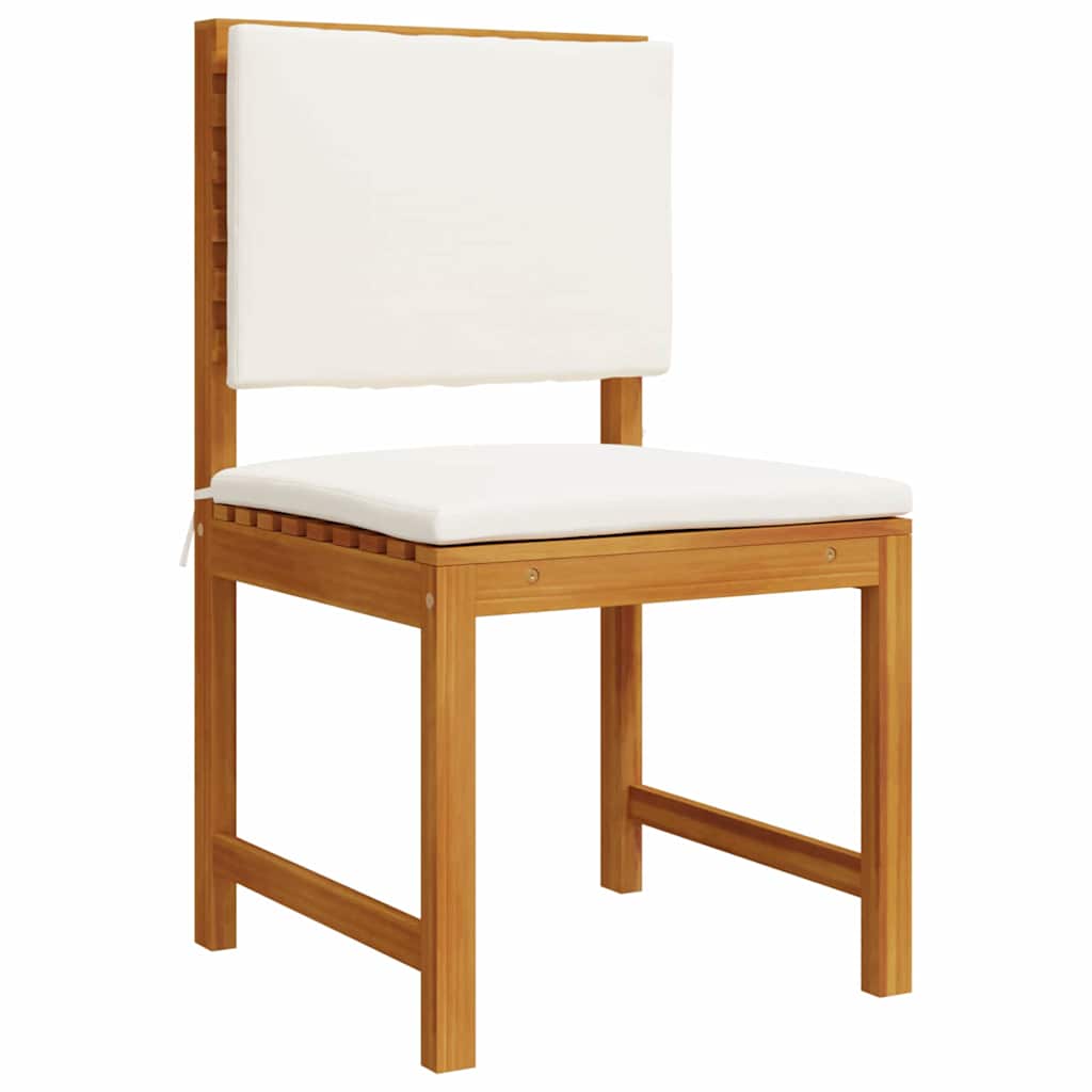 Set Bistro da Giardino 5 pcs Marrone Legno di Acacia Massello