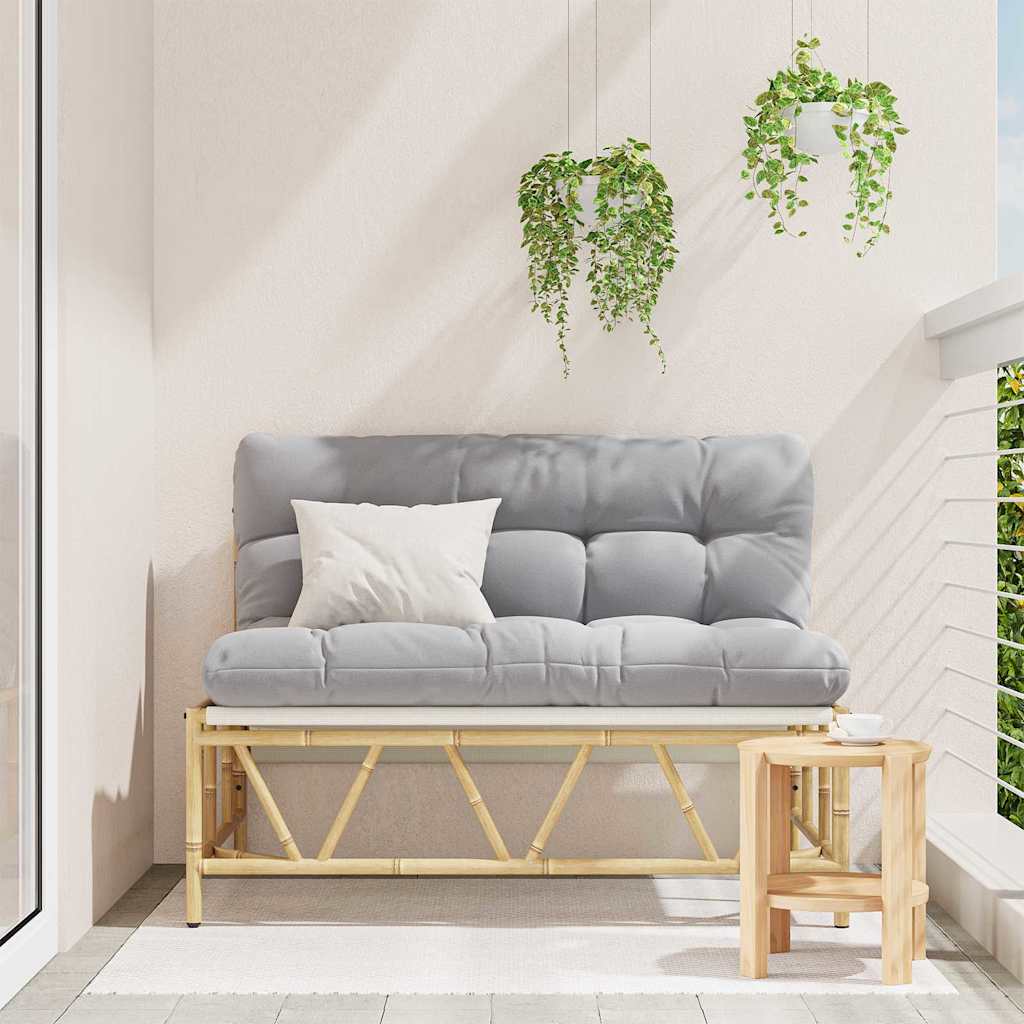 Panchina da giardino Grigio chiaro 110 x 75 x 71 cm Acciaio