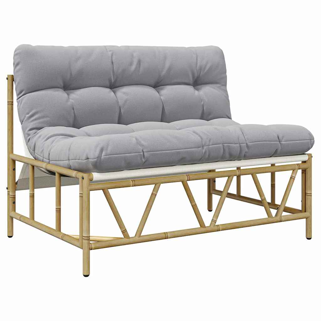 Panchina da giardino Grigio chiaro 110 x 75 x 71 cm Acciaio