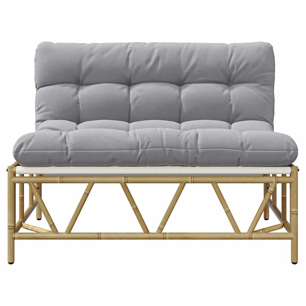 Panchina da giardino Grigio chiaro 110 x 75 x 71 cm Acciaio