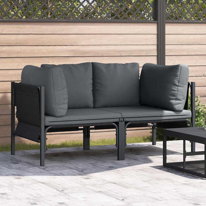Mobili da Esterno 2 pcs Antracite 80 x 80 x 71 cm Acciaio