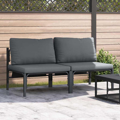 Mobili da Esterno 2 pcs Antracite 80 x 80 x 71 cm Acciaio
