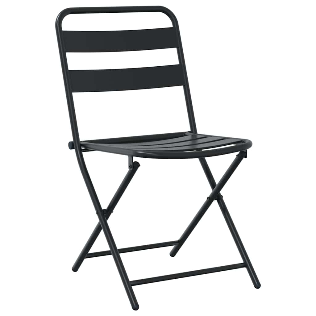 Set Bistro da Giardino 3 pcs Antracite Acciaio