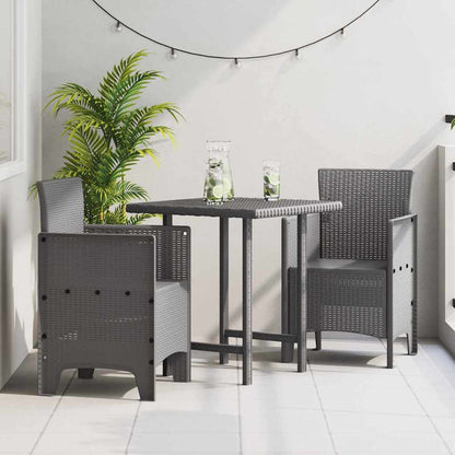 Sedia da Giardino 2 pcs Grigio chiaro 53 x 49 x 85 cm
