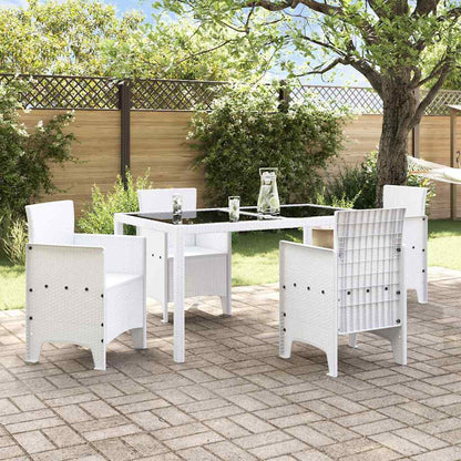 Sedia da Giardino 4 pcs Bianco 53 x 49 x 85 cm Polipropilene