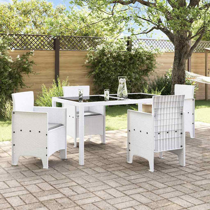 Sedia da Giardino 4 pcs Bianco 53 x 49 x 85 cm Polipropilene