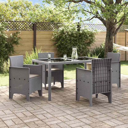 Sedia da Giardino 4 pcs Grigio chiaro 53 x 49 x 85 cm