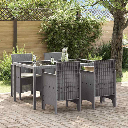 Sedia da Giardino 4 pcs Grigio chiaro 53 x 49 x 85 cm