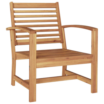 Set Divano da Giardino 5 pcs Naturale Legno di teak solido