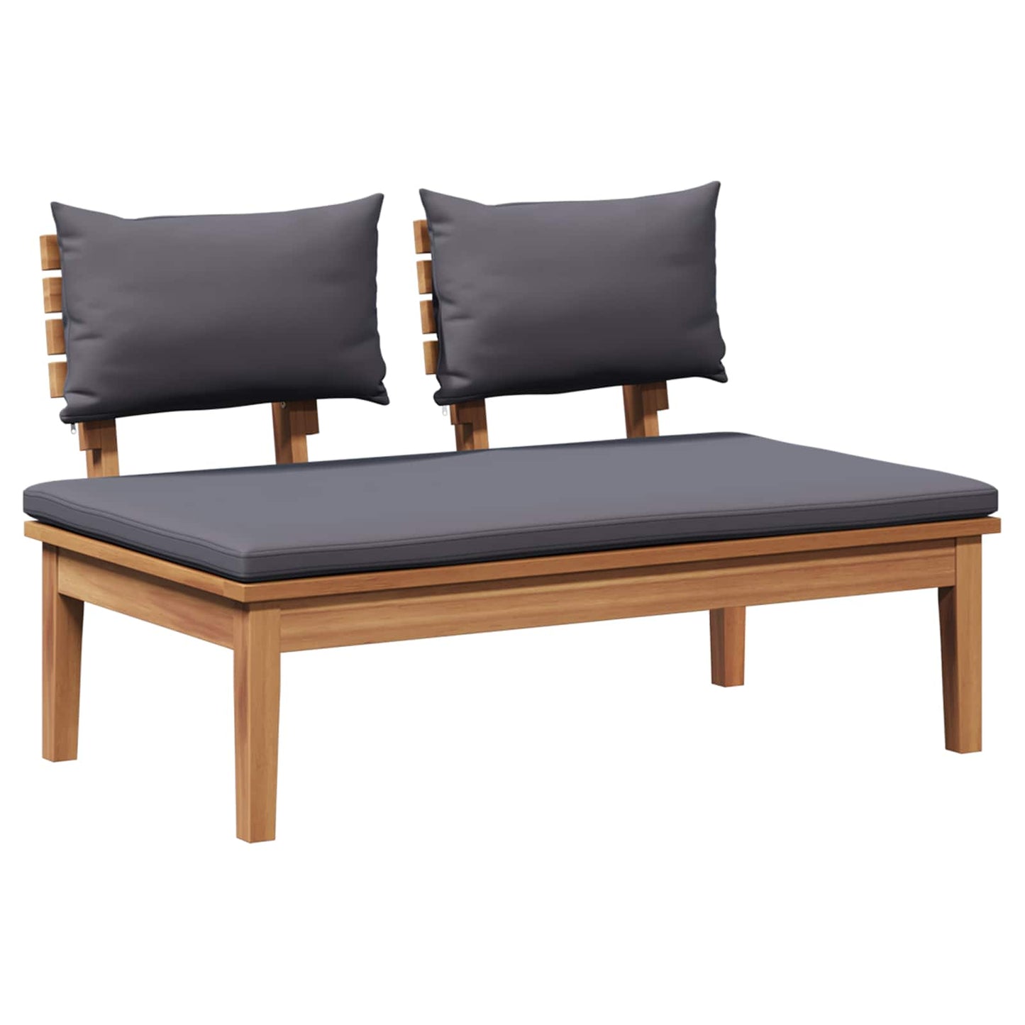 Set Divano da Giardino 5 pcs Marrone e Grigio