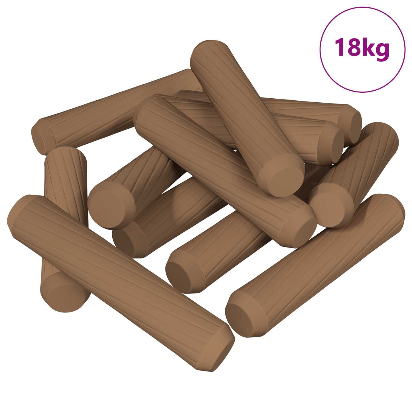 Dowel in legno 18000 pcs Marrone Legno massello
