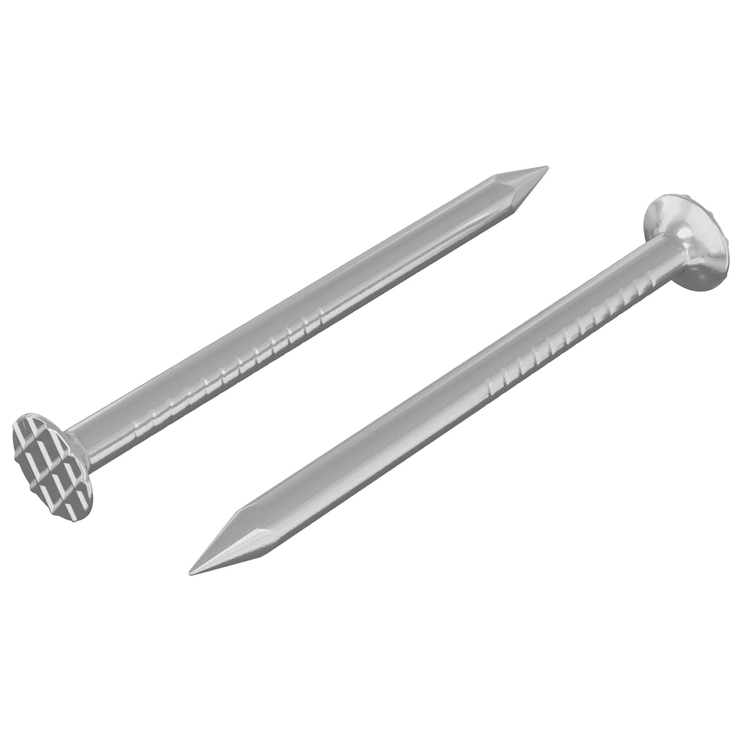 Chiodi per Legno 2 pcs Argento Ã˜ 3 x 15 mm Metallo