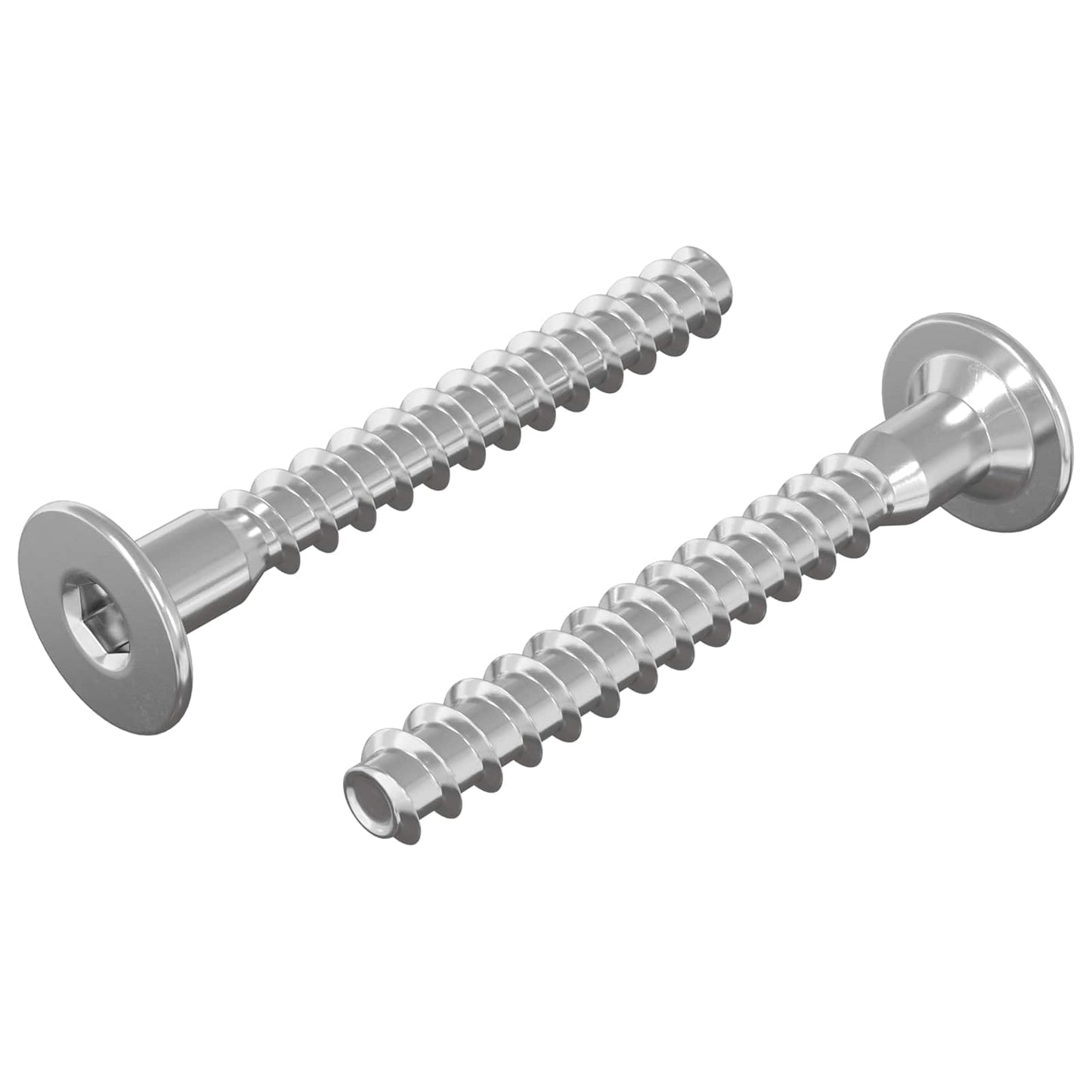 Viti confermat 2 pcs Argento Ã˜5 x 40 mm Metallo