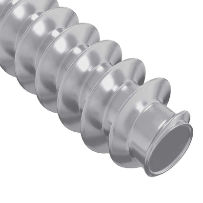 Vite a testa cilindrica 12 pcs Argento M7 x 40 mm Acciaio
