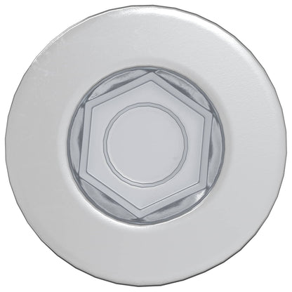 Vite a testa cilindrica 12 pcs Argento M7 x 40 mm Acciaio